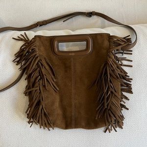 Maje fringe M bag